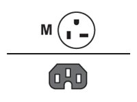 [J9955A] HPE Stromkabel - IEC 60320 C15 zu NEMA L6-20 (M)
