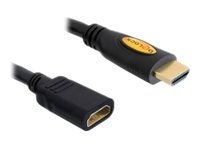 [83081] Delock High Speed HDMI with Ethernet - HDMI-Verlängerungskabel mit Ethernet
