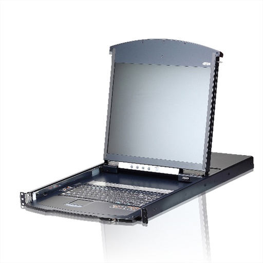 [KL1108VN-AXA-GG] ATEN 8-Port Cat 5 Dual Rail 17i LCD KVM overIP Switch German 1 Local and 1 Remote