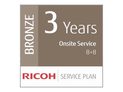 [U3-BRZE-LVP] Fsas Technologies Ricoh Scanner Service Program 3 Year Bronze Service Plan for Fujitsu Low-Volume Production Scanners - Erweiterte Servicevereinbarung (Verlängerung)