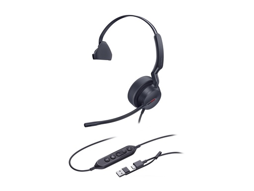 [1308188] Yealink UH44 Mono - Headset - On-Ear - kabelgebunden