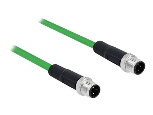 [85917] Delock Netzwerkkabel - M12 (4-polig) (M) zu M12 (4-polig)