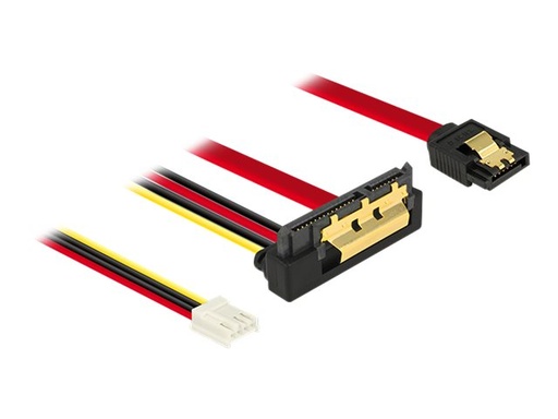 [85235] Delock SATA-Kabel - Serial ATA 150/300/600 - 4-Pin-Mini-Stromversorgungsstecker, SATA (R)