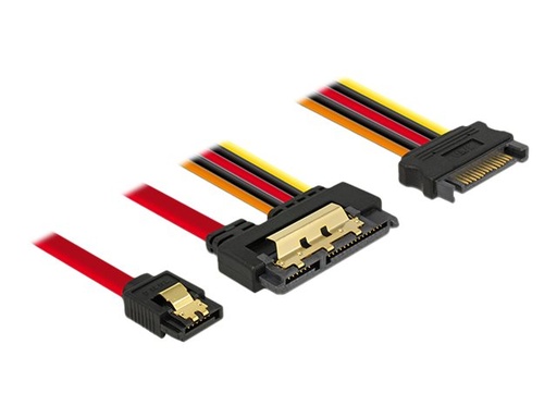 [85228] Delock SATA-Kabel - Serial ATA 150/300/600 - SATA Combo (R)