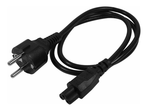 [753E-3M-POWER-LEAD] StarTech.com 3 m Laptop Stromkabel, EU Schuko auf C5 Stecker, 2.5A 250V - Stromkabel - power CEE 7/7 (S)