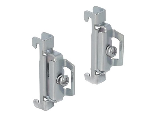 [66231] Delock DIN Schienen-Klemme (Packung mit 4)