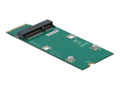 [64103] Delock Adapter M.2 Key B+M to Mini PCIe slot (PCIe / USB)