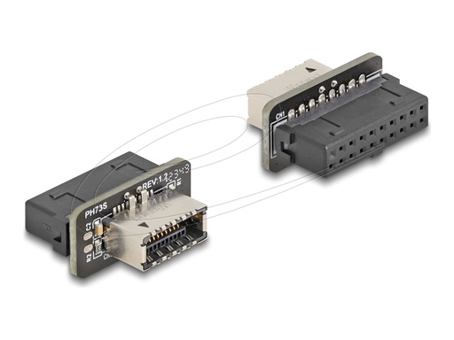 [67238] Delock Interner USB-Adapter - 20-poliger USB 3.2 Anschluss (W)
