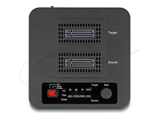 [64300] Delock SSD-Dockingstation - clone and erase function Schächte: 2 - M.2 - M.2 NVMe Card / PCIe (NVMe)