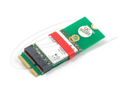 [64340] Delock Schnittstellenadapter - M.2 Key E männlich zu M.2 Key E Steckplatz - Port-Saver und Erweiterung - M.2 2260 (M.2 2260)