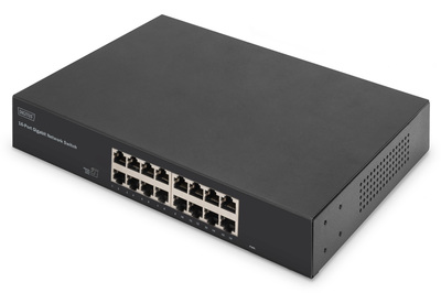 [DN-80112-2] DIGITUS 16-Port Gigabit Switch, 19 Zoll, Unmanaged
