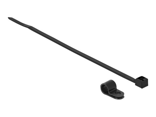 [18864] Delock Kabelbinder-Kit - 20 cm - Schwarz