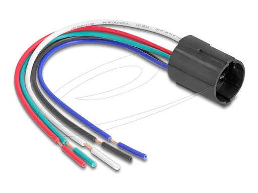 [90793] Delock Verdrahtungssatz für Drucktasten - 5-polig (W)