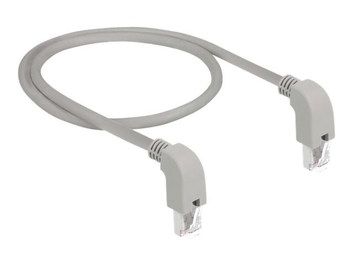 [85876] Delock Patch-Kabel - RJ-45 (M) nach unten gewinkelt zu RJ-45 (M)