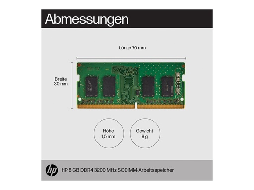 [8C4X8AA] HP  DDR4 - Modul - 8 GB - SO DIMM 260-PIN