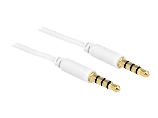 [83443] Delock Headset-Kabel - 4-poliger Mini-Stecker