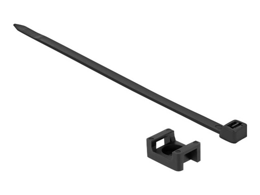 [18886] Delock Kabelbinder-Kit - 15 cm - Schwarz