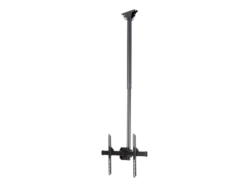 [FLATPNLCEIL] StarTech.com Startech Flachbildschirm Deckenhalterung - für 32 bis 75 LCD, LED oder Plasma TV - schwenkbar für gewölbte Decken - Halterung - für Flachbildschirm - Stahl - Schwarz - Bildschirmgröße: 81.3-190.5 cm (32"-75")