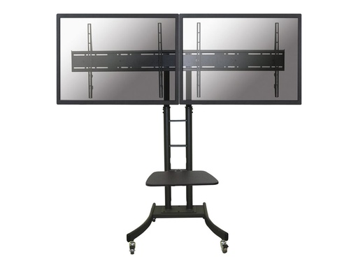[PLASMA-M2000ED] Neomounts PLASMA-M2000ED - Wagen - für 2 LCD-Displays/AV-Systeme - Schwarz - Bildschirmgröße: 106.7-177.8 cm (42"-70")