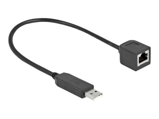 [64162] Delock Serieller Adapter - USB (M) zu RJ-45 (W)