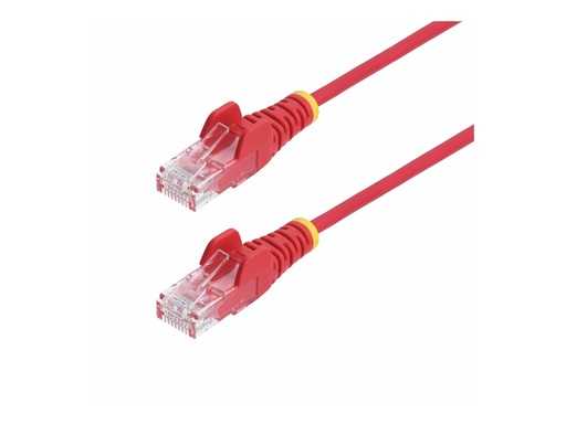 [N6PAT100CMRDS] StarTech.com 1m Red Slim CAT6 Ethernet Cable, Snagless, 28AWG, LSZH - Patch-Kabel - RJ-45 (M)