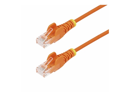 [N6PAT50CMORS] StarTech.com 50cm Orange Slim CAT6 Ethernet Cable, Snagless, 28AWG, LSZH - Patch-Kabel - RJ-45 (M)