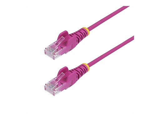 [N6PAT50CMPKS] StarTech.com 50cm Pink Slim CAT6 Ethernet Cable, Snagless, 28AWG, LSZH - Patch-Kabel - RJ-45 (M)