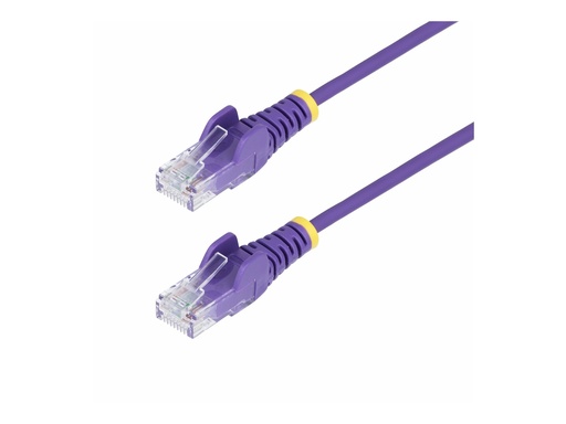 [N6PAT200CMPLS] StarTech.com 2m Purple Slim CAT6 Ethernet Cable, Snagless, 28AWG, LSZH - Patch-Kabel - RJ-45 (M)
