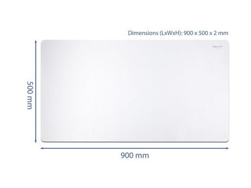 [12044] Delock Tastatur und Mauspad - 900 x 500 x 2 mm