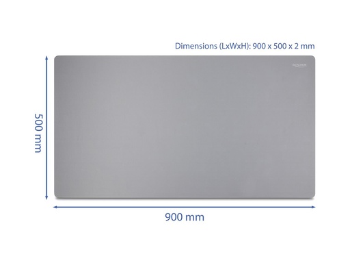 [12043] Delock Tastatur und Mauspad - 900 x 500 x 2 mm
