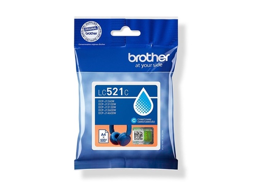 [LC521C] Brother LC521C - Cyan - original - Kissenverpackung