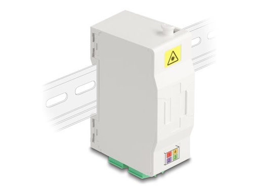 [88098] Delock Glasfaser-Anschlussdose - mit Spleißhalter, 4 x LC Duplex Coupler