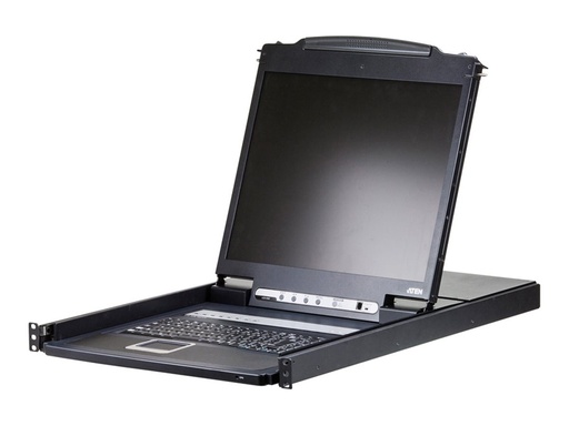 [CL1308N] ATEN CL1308N - KVM-Konsole mit KVM-Switch - 8 Anschlüsse - PS/2, USB - Deutsch - 48.3 cm (19")