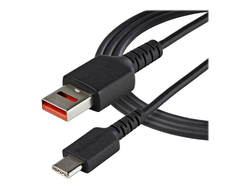 [USBSCHAC1M] StarTech.com StarTech 3ft (1m) Secure Charging Cable, USB-A to USB-C Data Blocker Charge-Only Cable, No-Data Power-Only Charger Cable for Phone/Tablet, Data Blocking USB Protector Adapter Cable - 5V at 2.4A (12W max)