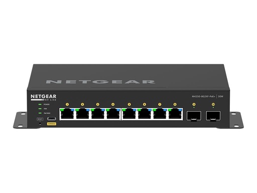 [GSM4210PX-100EUS] Netgear AV Line M4250-8G2XF-PoE+ - Switch - L3 - managed - 8 x 10/100/1000 (8 PoE+)
