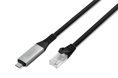 [AK-300601-050-S] DIGITUS USB-C - RJ45 Ethernet Kabel, 1Gbit/s, 5m