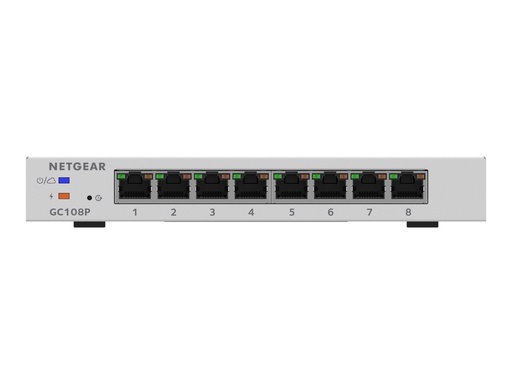[GC108P-100PES] Netgear Smart GC108P - Switch - L3 Lite - Smart - 8 x 10/100/1000 (PoE+)