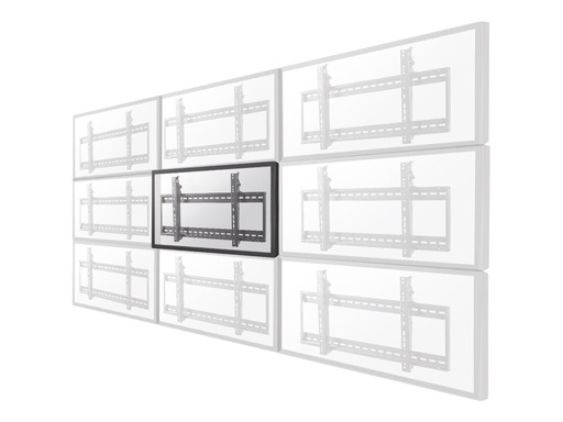 [LED-VW500BLACK] Neomounts LED-VW500 - Halterung - fest - für LCD-Display - Schwarz - Bildschirmgröße: 81.28-190.5 cm (32"-75")