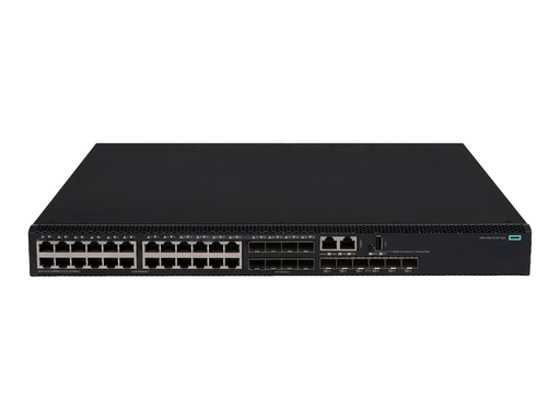 [S5T46A] HPE Networking Comware 5150HI 24p 10M/100M/1G 8p SFP 1G Combo 6p SFP28 10G/25G Switch - Switch - L3 - managed - 48 x 10/100/1000Base-T + 8 x 100/1000Base-X SFP + 6 x 10 Gigabit / 25 Gigabit SFP28 (uplink / stacking)