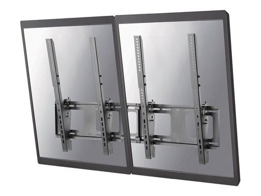 [NS-WMB200PBLACK] Neomounts NS-WMB200P - Halterung - für 2 LCD-Displays - Schwarz - Bildschirmgröße: 101.6-132.1 cm (40"-52")