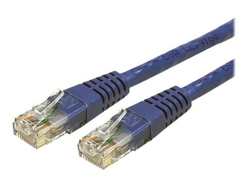 [C6PATCH6BL] StarTech.com 6ft CAT6 Ethernet Cable, 10 Gigabit Molded RJ45 650MHz 100W PoE Patch Cord, CAT 6 10GbE UTP Network Cable with Strain Relief, Blue, Fluke Tested/Wiring is UL Certified/TIA - Category 6 - 24AWG (C6PATCH6BL)