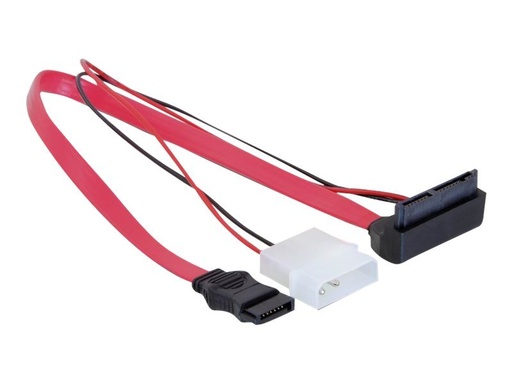 [82550] Delock SATA-Kabel - Mikro SATA, 4-Pin interner Netzstecker (5 V)