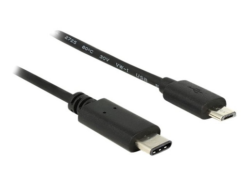 [83333] Delock USB-Kabel - 24 pin USB-C (M) zu Micro-USB Typ B (M)