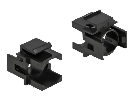 [86738] Delock Keystone cover - Gehäuse mit modularen Einsätzen - Schwarz (Packung mit 4)