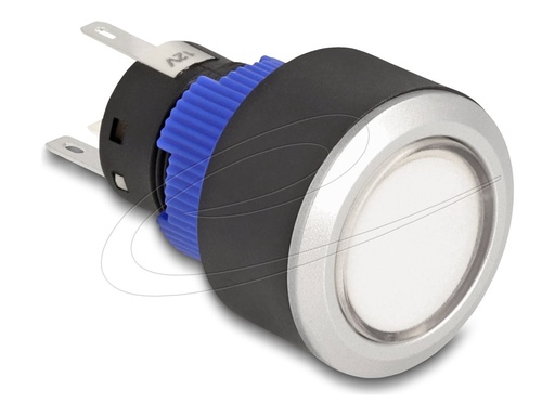 [22046] Delock Drücktaster - for Installation 22 mm, 5 x solder connection