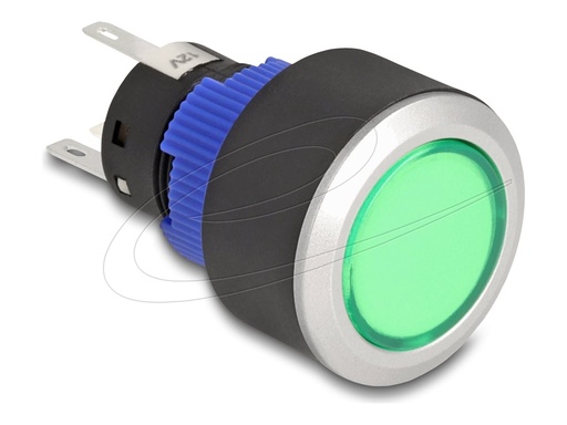 [22048] Delock Drücktaster - for Installation 22 mm, 5 x solder connection