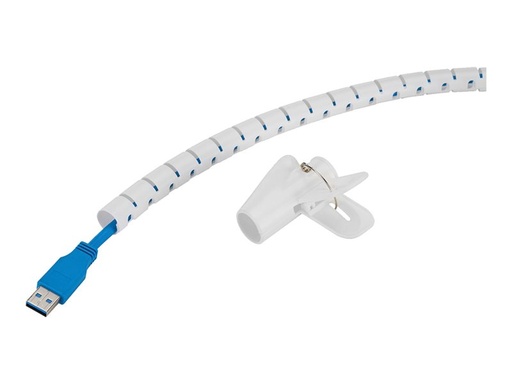 [ADS06-140WH] Neomounts Kabelmanagement-Tülle - für 1-3 Kabel, universell