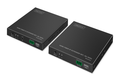 [DS-55350] DIGITUS HDMI Fiber IP Extender Set, 4K/60Hz