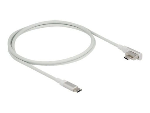 [86703] Delock USB-Kabel - 24 pin USB-C (M) abgewinkelt, magnetisch zu 24 pin USB-C (M)