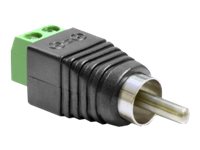 [65417] Delock Adapter RCA male > Terminal Block - Video- / Audio-Adapter